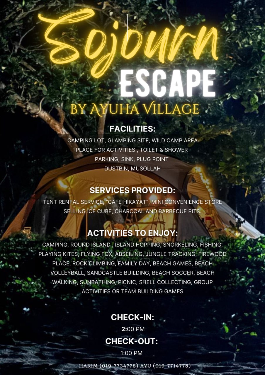 SOJOURN ESCAPE CAMPSITE